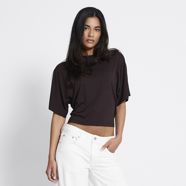 Tee top "Emmie" Brown